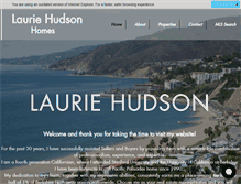 Tablet Screenshot of lauriehudson.com